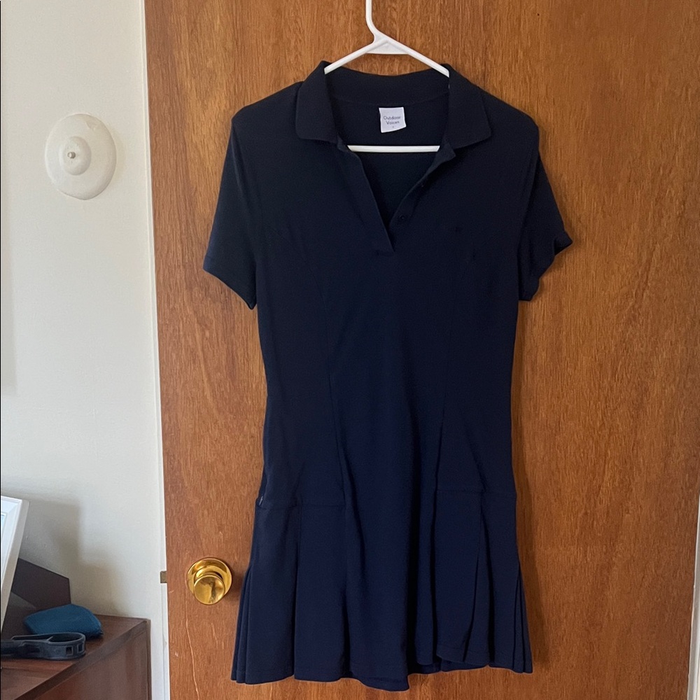 Outdoor Voices Classic Navy Polo Dress